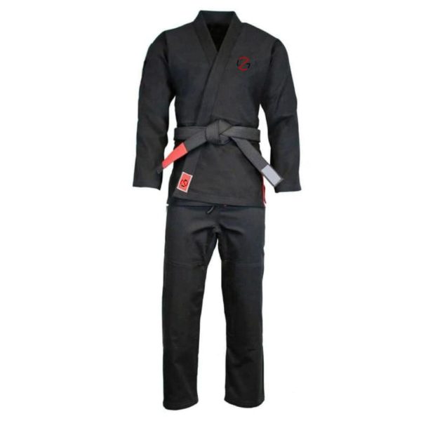 BJJ GI IN BLACK COLOUR WITH ZAINI LOGO