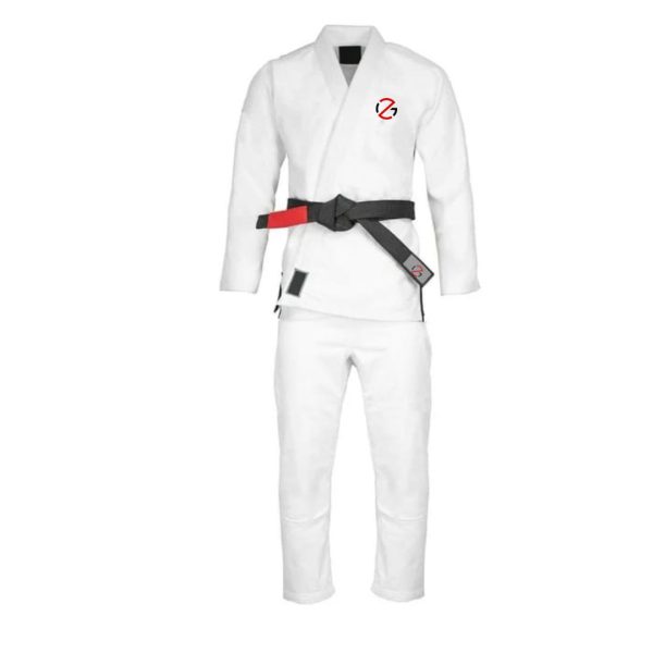 Brazilian Jiu Jitsu Gi white with zaini logo